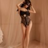 Wholesale lace bodysuit, bow teddy with eye mask