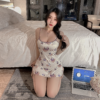Wholesale print nightdress, cartoon slip dress